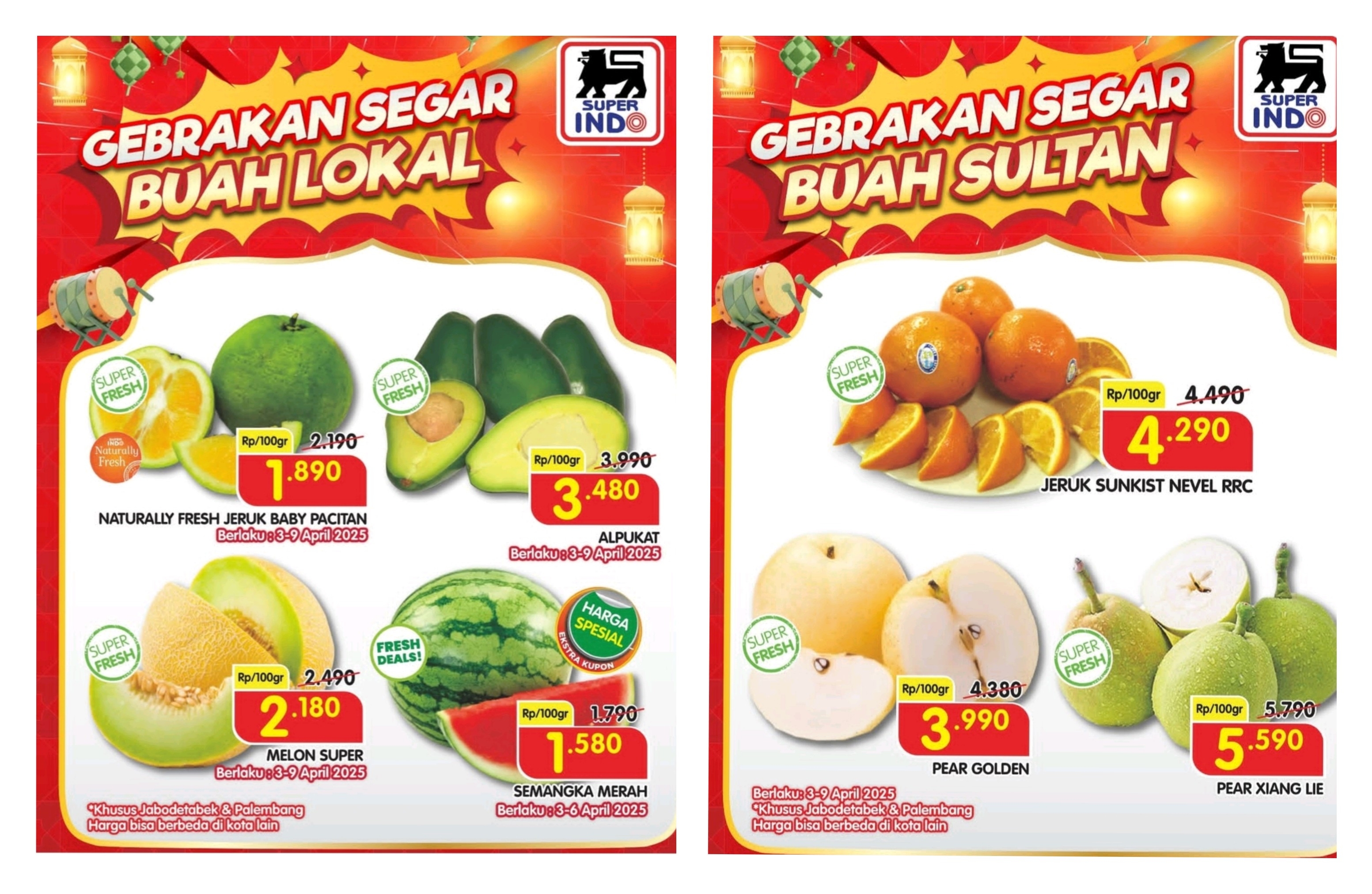 Dari Buah Lokal Hingga Buah Sulthan, Gebrakan Segar Superindo Sampai 9 April 2025 Ini
