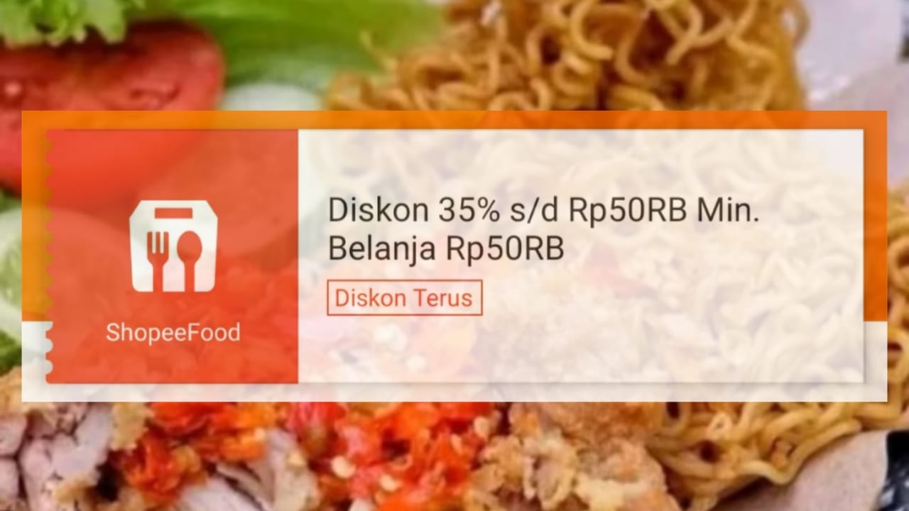 Diskon Terus! Jangan Lewatkan Voucher Promo ShopeeFood, Makan Hemat Sampai Rp50 Ribu