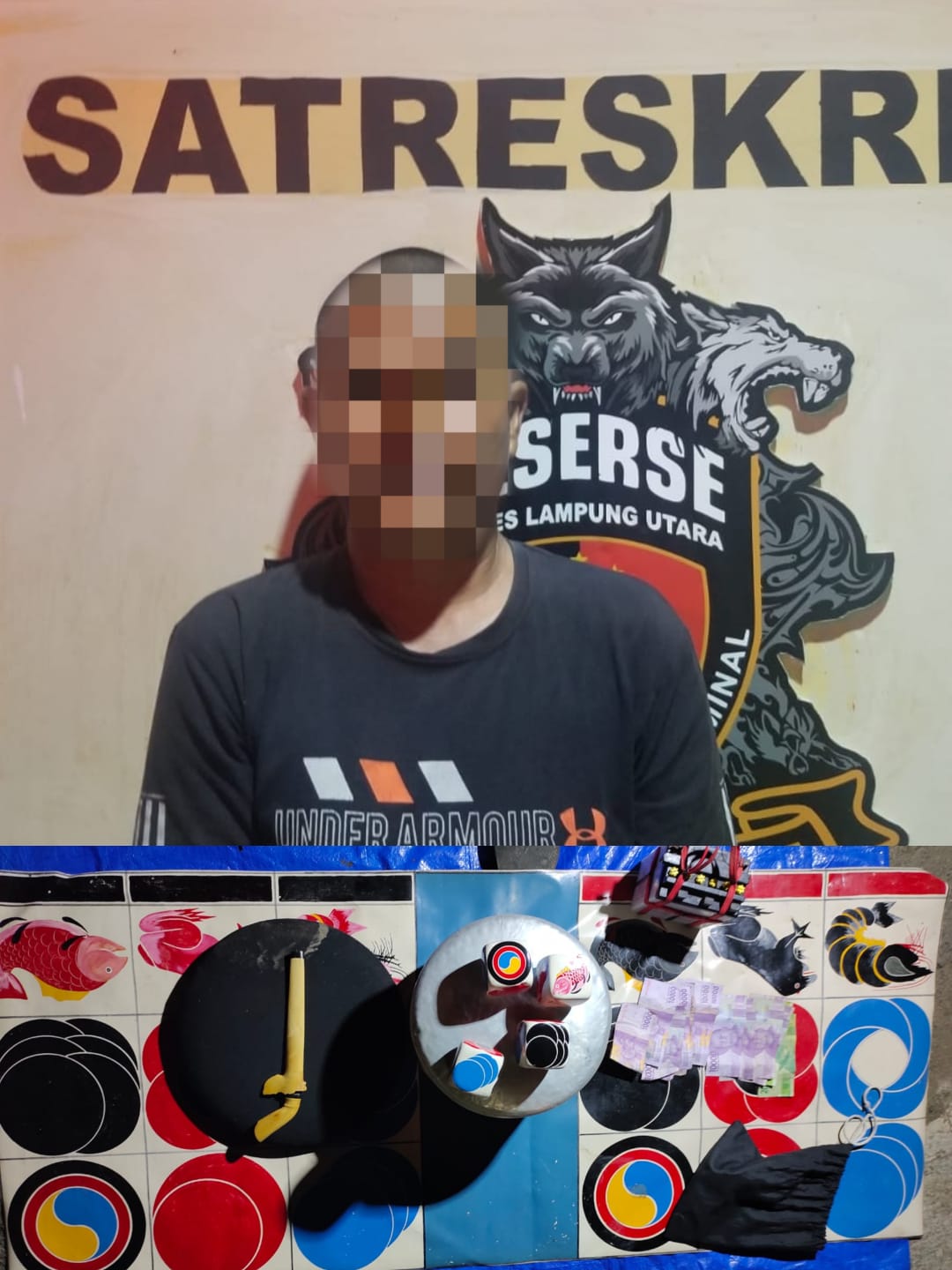 Judi Koprok di Lampura Digrebek