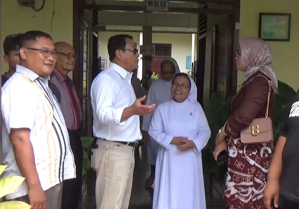 Jalin Silaturahmi, Wahdi Hadiri Silaturahim antara Gereja Katolik Metro