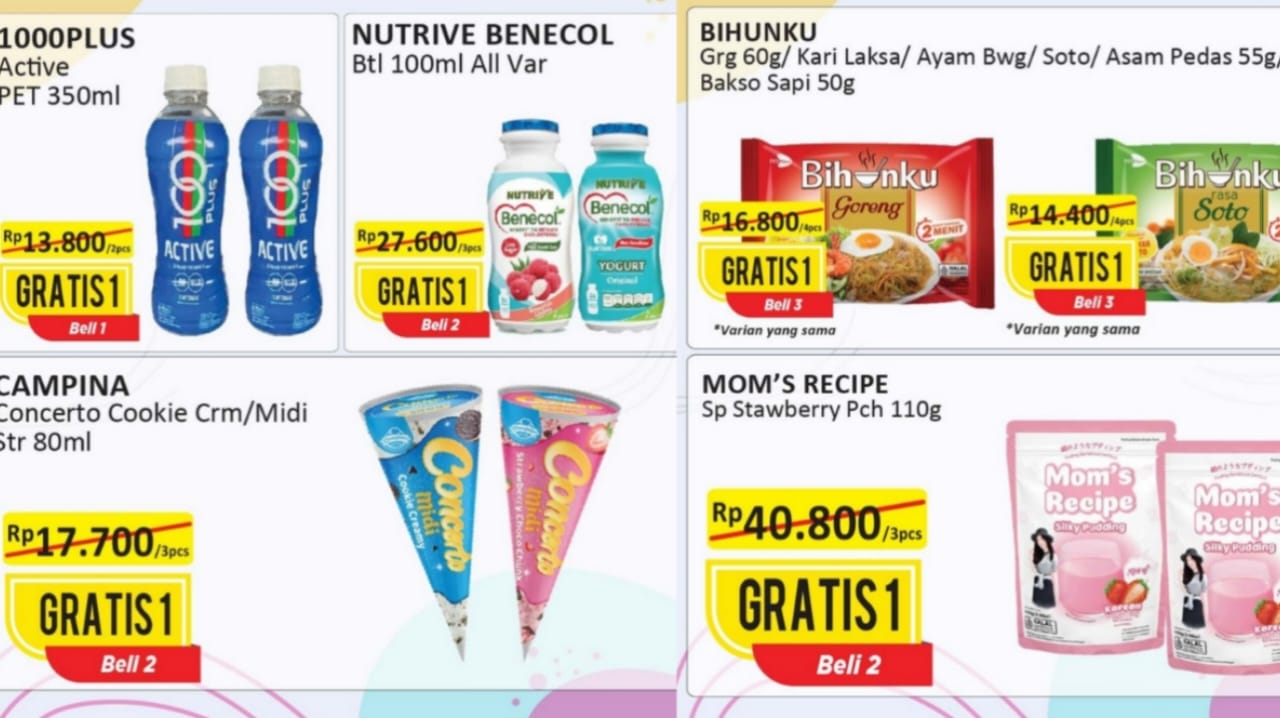 Promo Alfamart Kategori Serba Gratis, Cek Katalog Lengkapnya