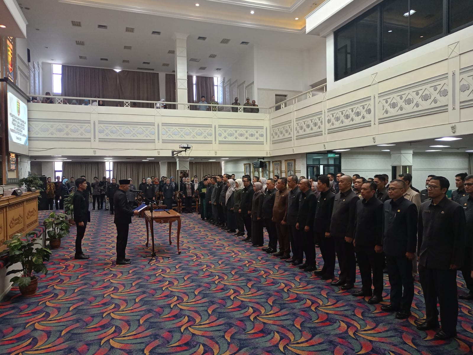 Gubernur Mirza Rolling Pejabat Administrator Pertama, Berikut Ini Daftarnya