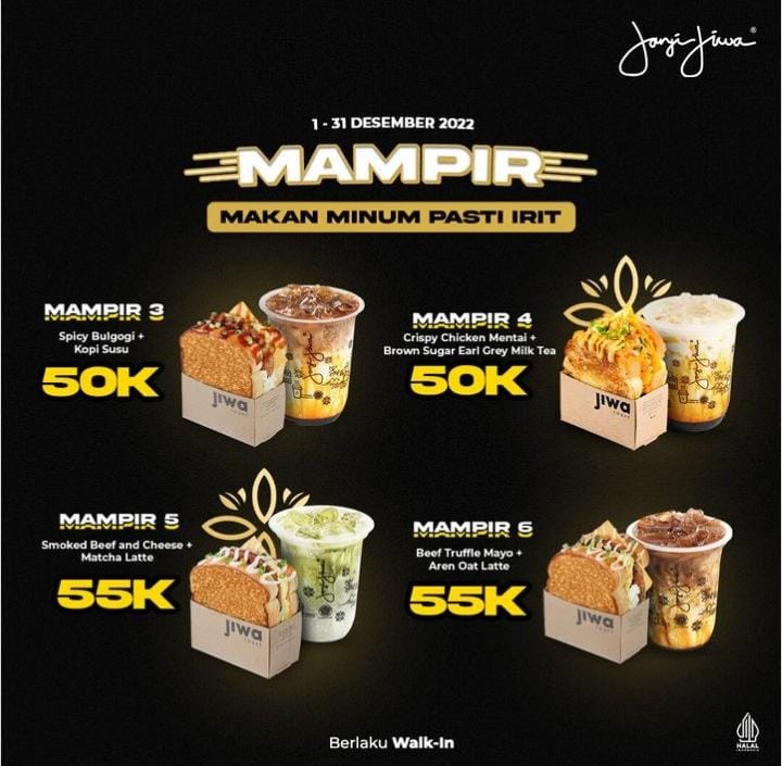 Promo Mampir Janji Jiwa, Harga Mulai dari Rp 40 Ribu