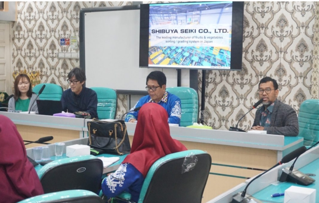 Jalin Kerjasama Internasional dengan Shibuya Seiki Jepang, FP Unila Dorong Pengembangan Teknologi Sortasi