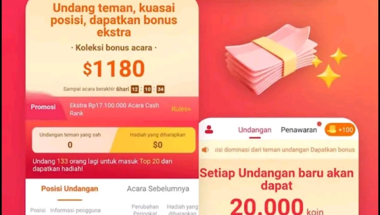 Tukar 20.000 Koin Jadi Saldo DANA Gratis di Aplikasi Penghasil Uang Ini, Cuma Modal Baca dan Undang Teman!