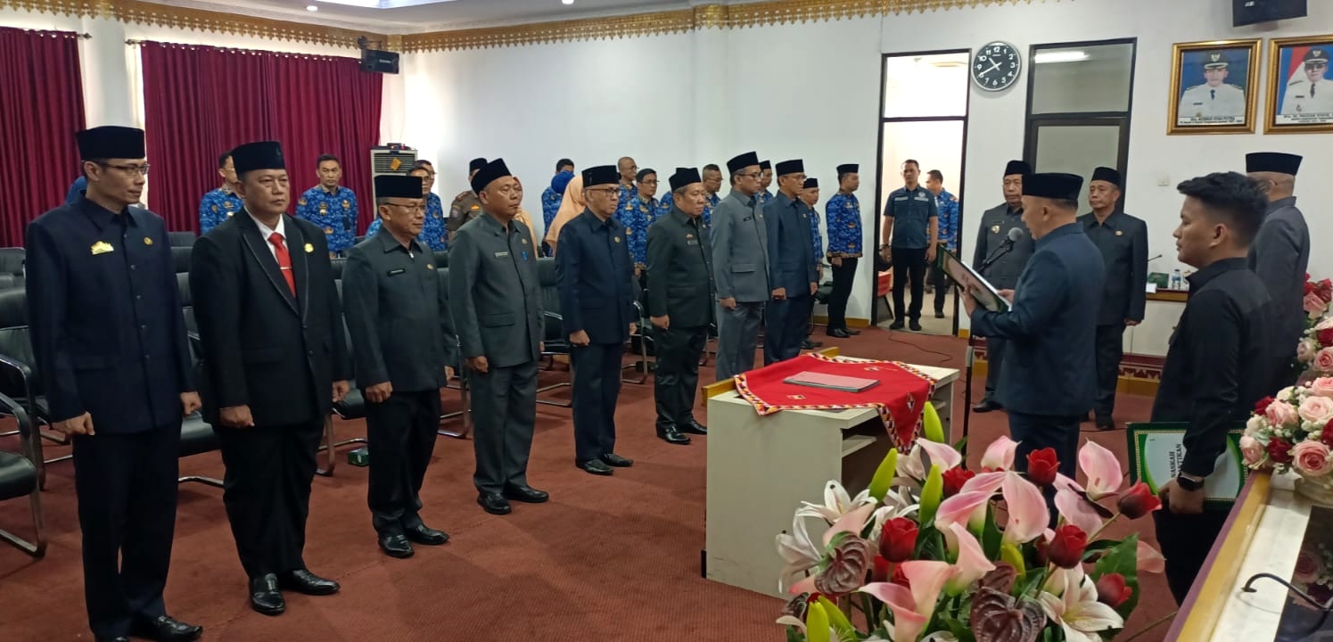 Pj. Bupati Tanggamus Lampung Lantik 8 Pejabat Eselon II, Ini Posisi yang Bergeser