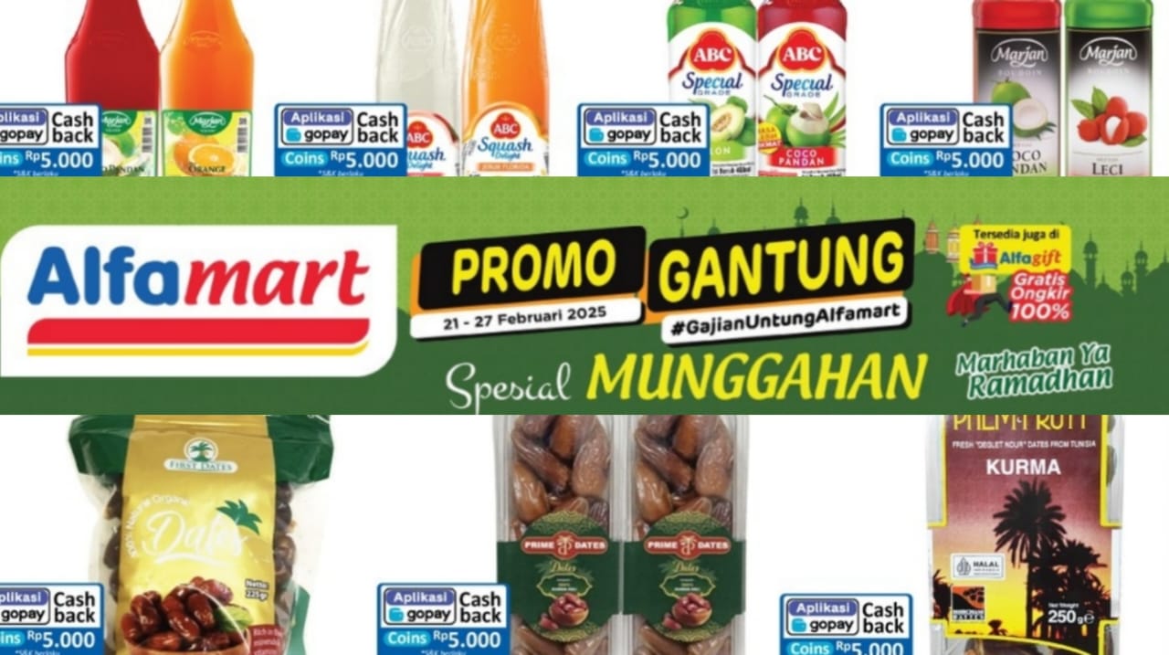 Promo Alfamart Hari Ini, Cek Katalog Produk Sirup dan Kurma