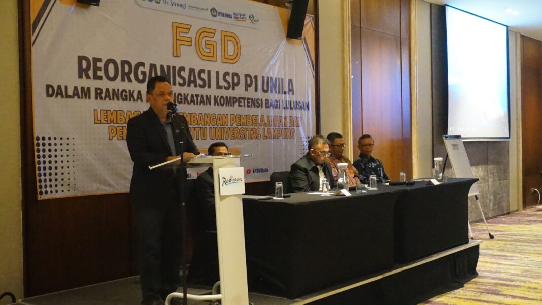 Reorganisasi LSP P1, Unila Gelar FGD