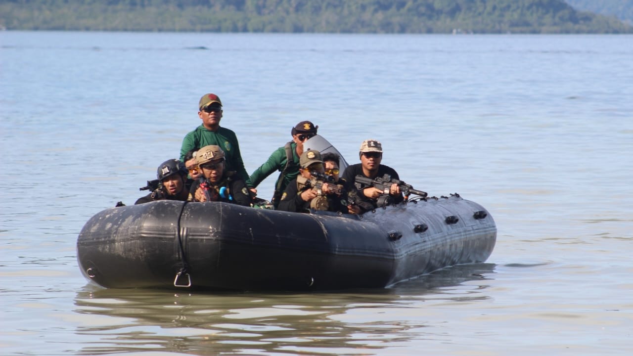 Puslatpurmar-8 Teluk Ratai Gelar Pelatihan Bela Negara Diikuti 250 Airsofter