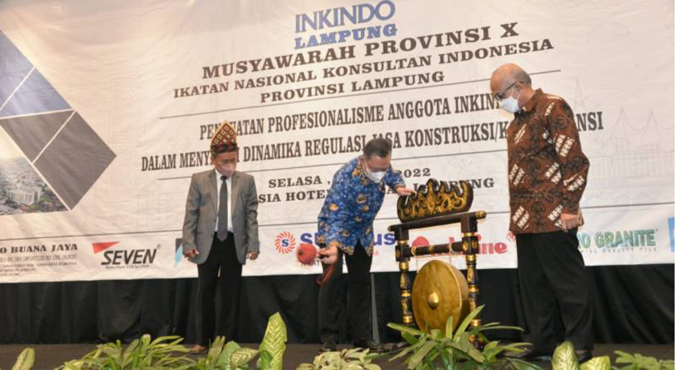 Ini Pesan Gubernur saat Musprov Ke-10 Inkindo Lampung
