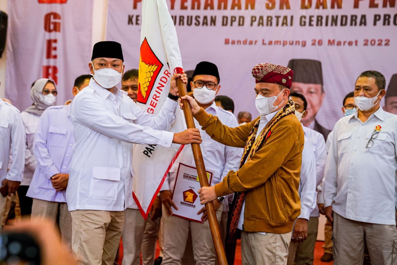 Prabowo Sudah Daftarkan Gerindra ke KPU, Lampung Siap!