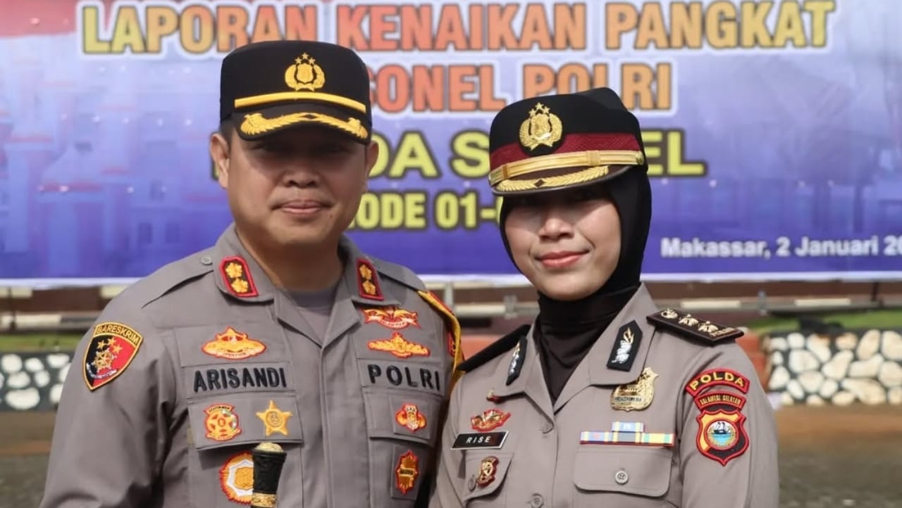 Duo Pasutri Jabat Kapolres di Sulawesi Selatan, Istri Promosi Jabatan Dalam Mutasi Polri 2025