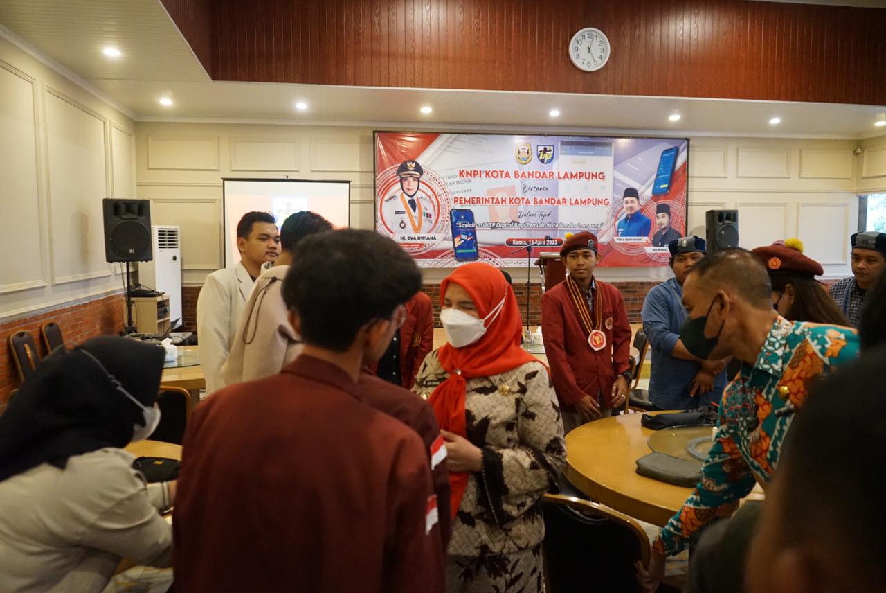 KNPI Kota dan Pemkot Bandarlampung Gelar Sosialisasi KTP Digital