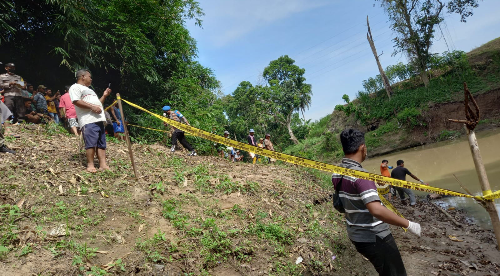 Mayat Perempuan Ditemukan di Sungai Way Sekampung Lampung Timur, Tanpa Identitas