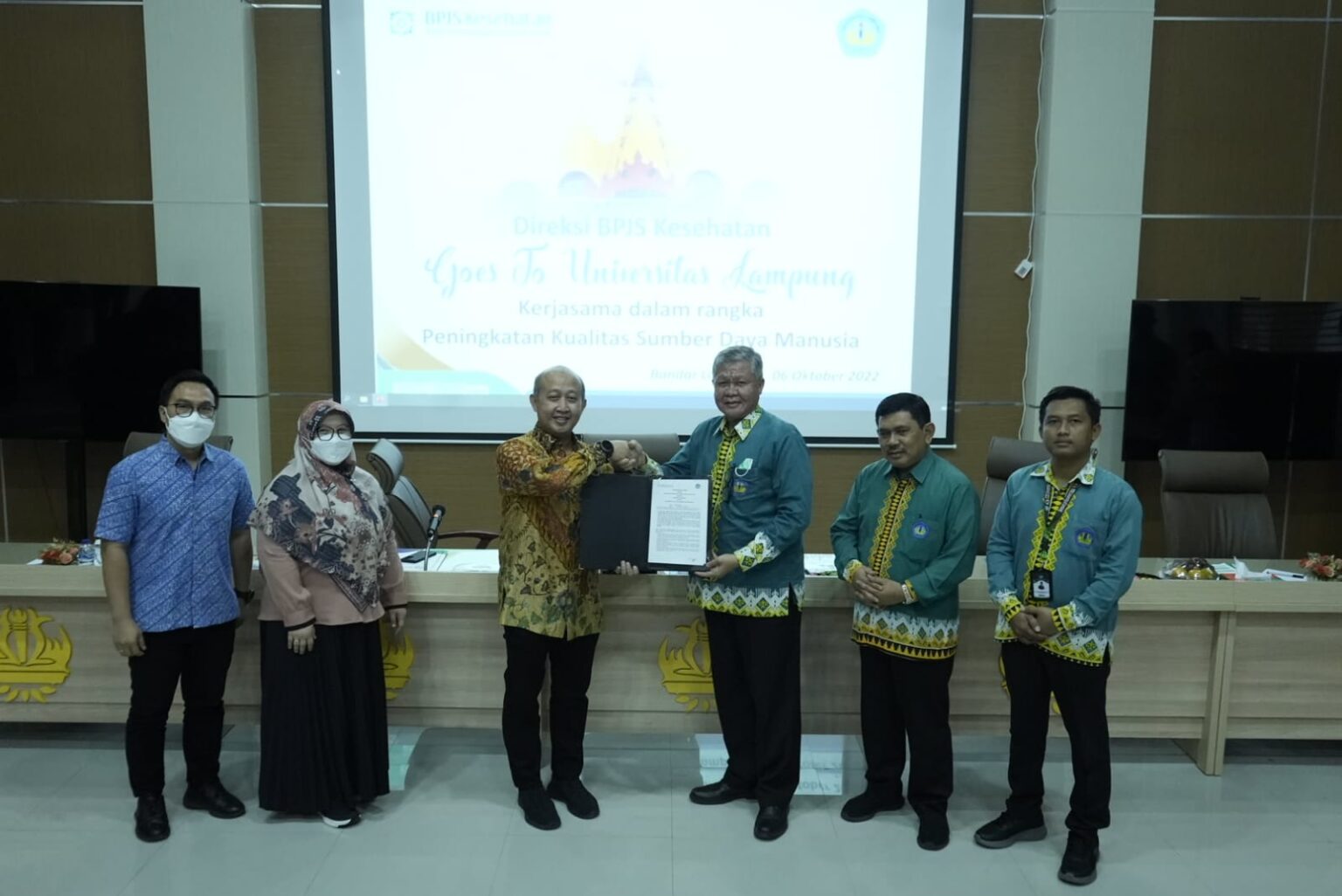 Unila Melalui UPT PKK dan BPJS Kesehatan Lampung Jalin Kerja Sama