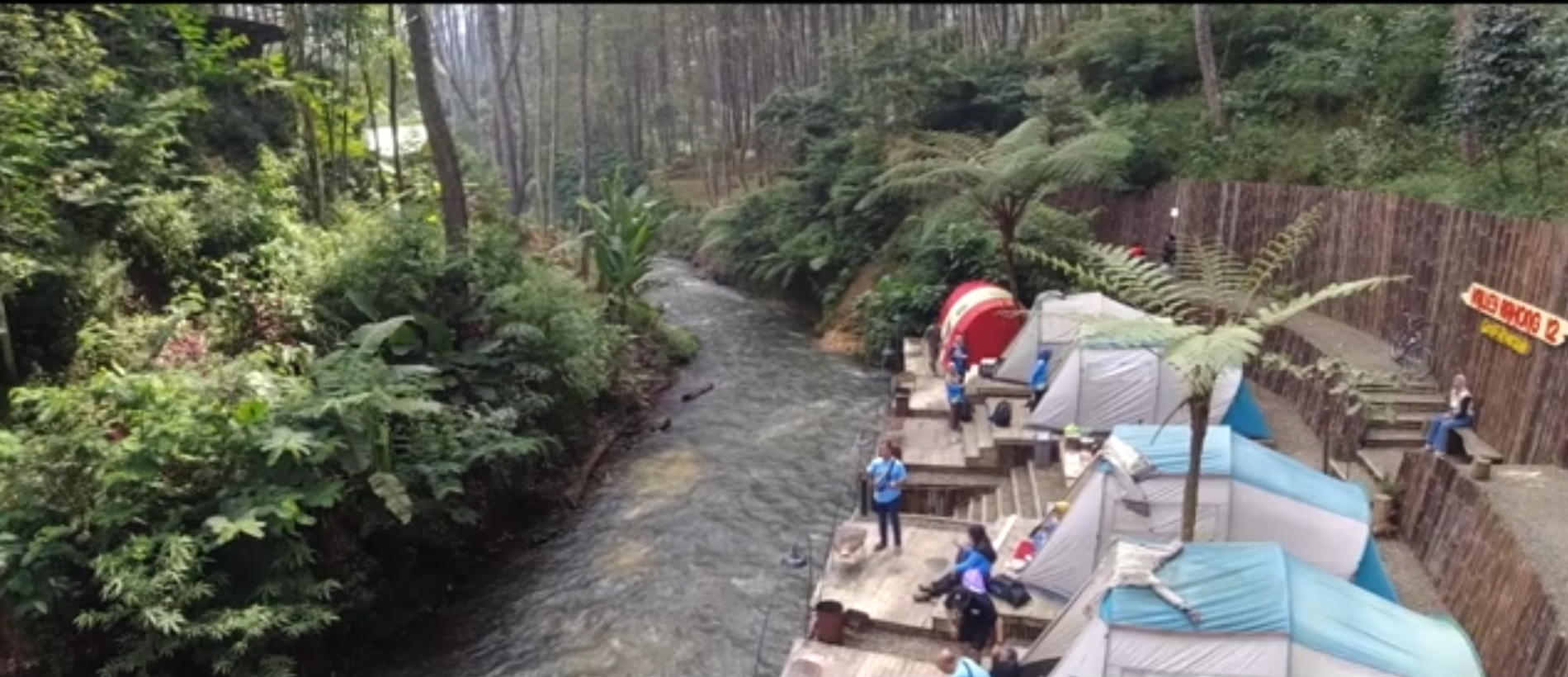 Valley Rahong 12 Camp Riverside di Hidden Gems Pangalengan, Berkemah dengan Pemandangan Alam Menawan