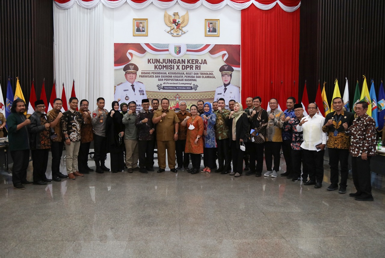 Gubernur Sambut Kunker Komisi X ke Lampung