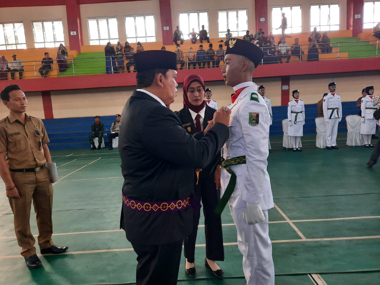 Paskibraka Lampung Timur Resmi Dikukuhkan Wabup