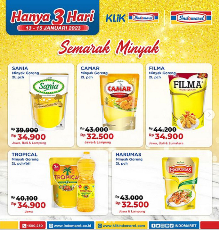 Yuk Serbu, Hanya Tiga Hari Promo Indomaret Beras Murah hingga Minyak Goreng