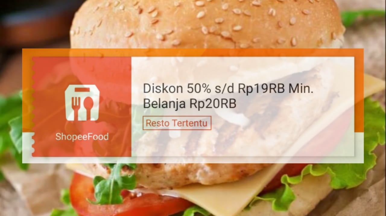 Promo ShopeeFood Hari Ini, Minimal Belanja Rp20 Ribu Dapat Diskon Hingga 50 Persen, Klaim Vouchernya!