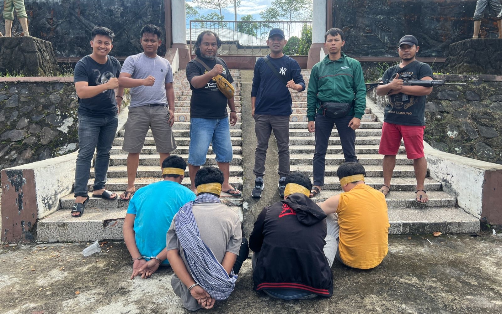 1x24 Jam, Satresnarkoba Polres Lampung Barat Tangkap Enam Tersangka