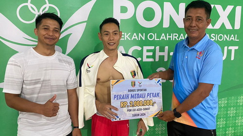 Raih Medali Pertama untuk Lampung Pada PON Aceh-Sumut, Meiyusi Ade Putra Persembahkan Perunggu