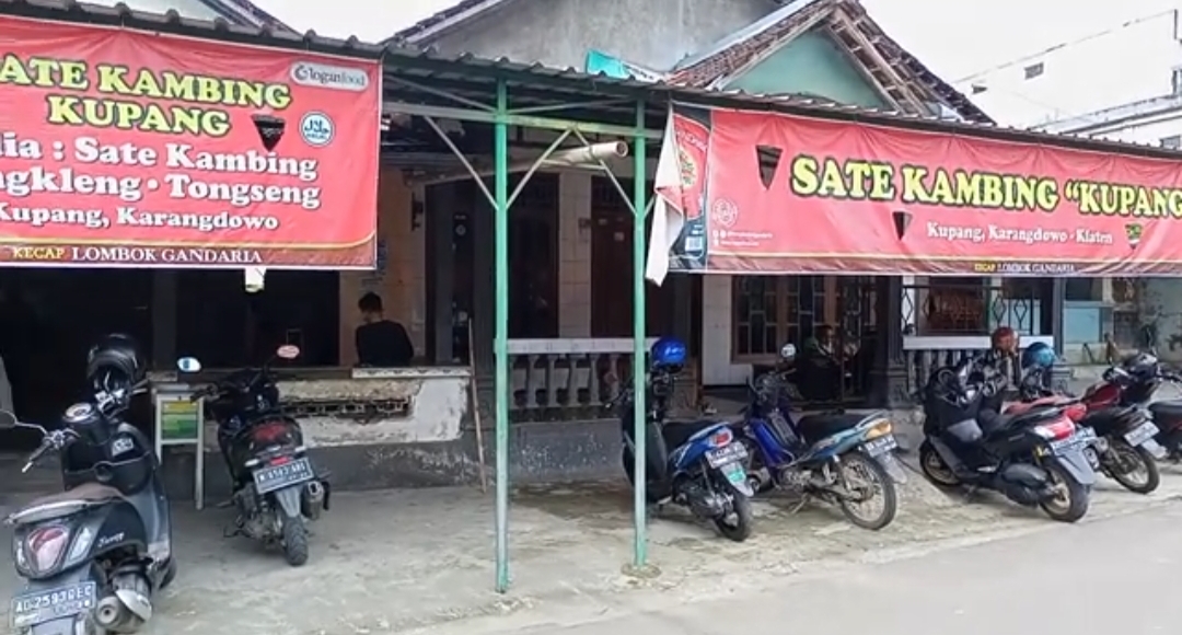 Warung Sate Kupang Klaten Legend sejak tahun 1930, Kuliner Legendaris Sederhana Citarasa Juara