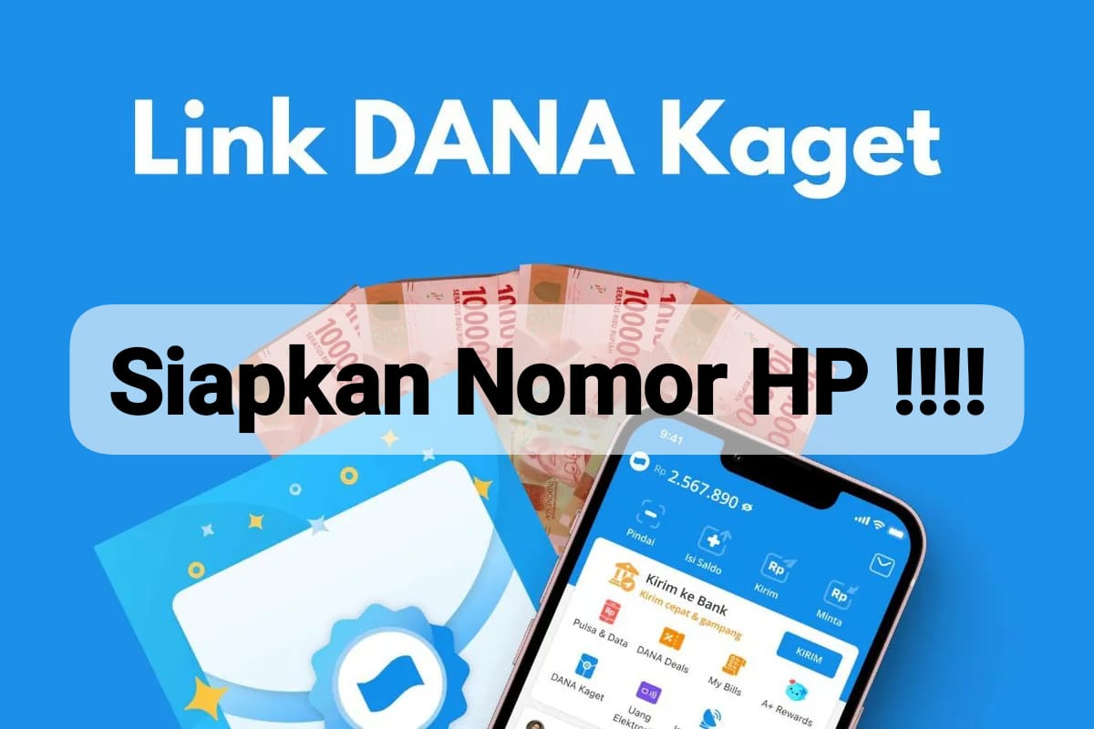 Klaim Cair! Saldo DANA Kaget Gratis Rp 182 Ribu Langsung Masuk Ke Nomor HP Aktif Sekarang