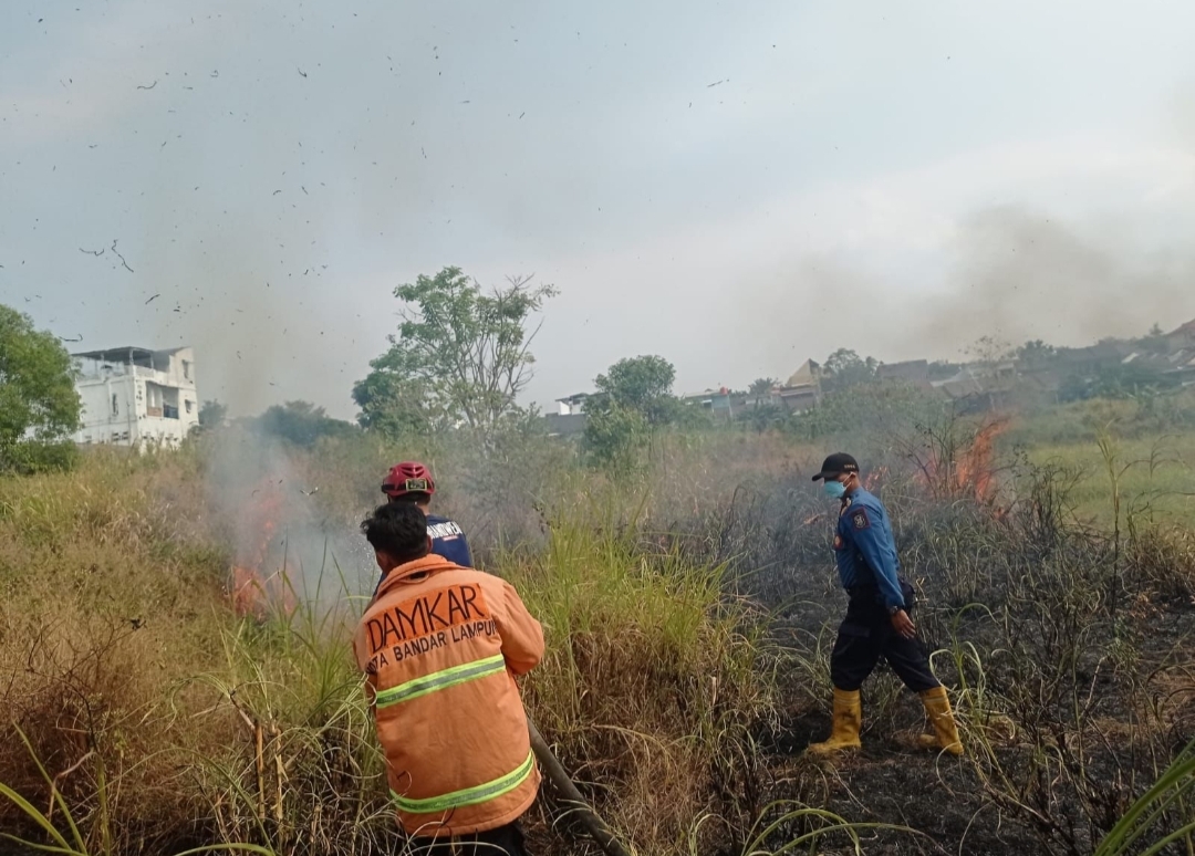 Dalam Sehari Tiga Kali Kebakaran di Bandar Lampung, Ini Lokasi dan Dugaan Penyebab Kebakaran