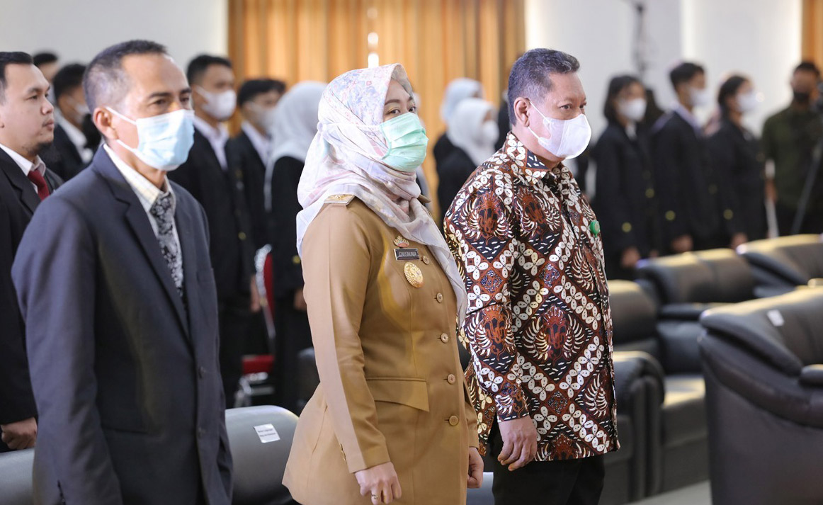Wagub Chusnunia Chalim Hadiri Sidang Terbuka Penerimaan Mahasiswa Baru Itera