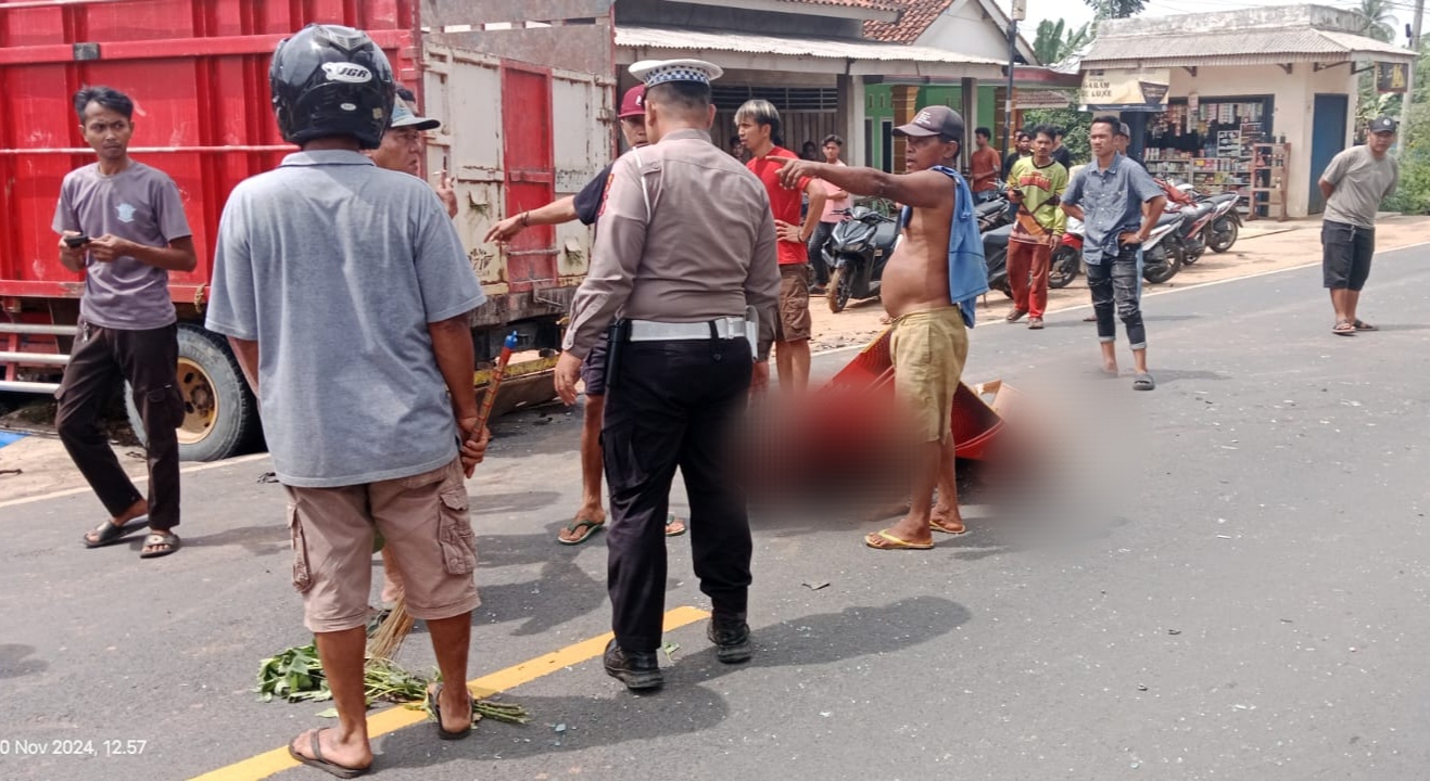 Dua Pengendara Motor Tewas Lakalantas di Jalintim Lampung Timur