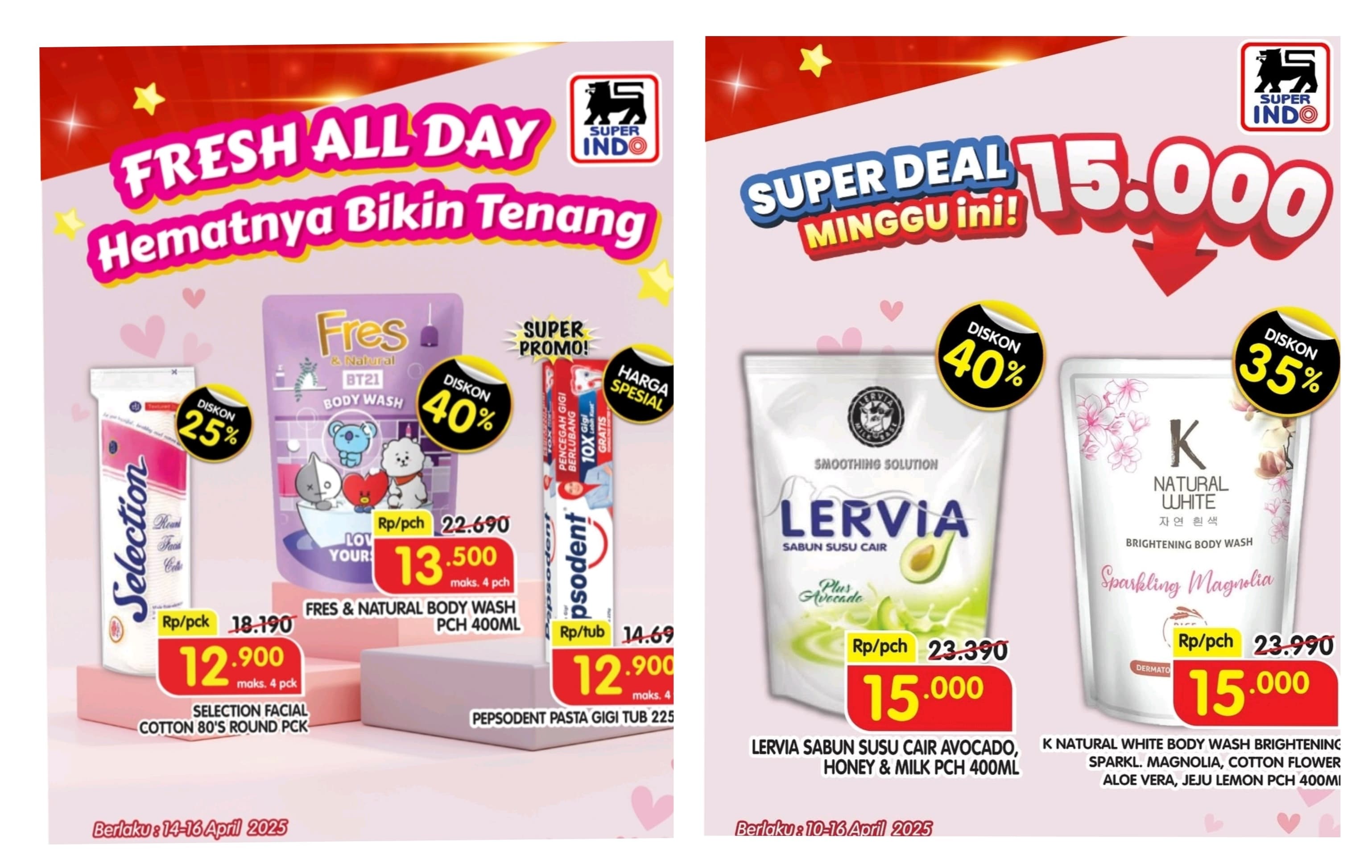 Gaspol Promo Home Care di Super Deal Superindo Hari Ini Serba Rp 15 ribu