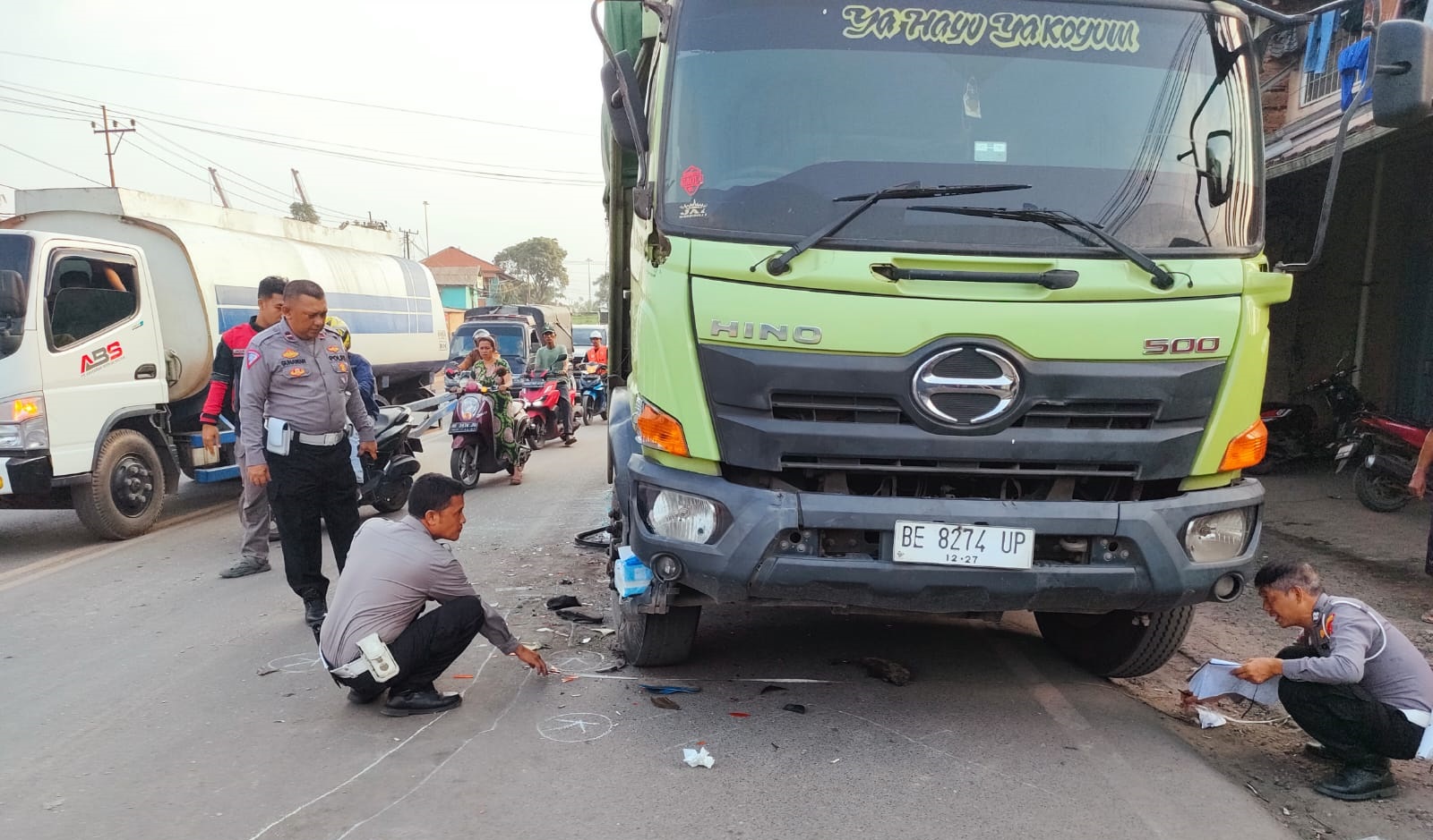 'PR' Baru Polisi, Supir Fuso Penabrak 3 Kendaraan di Panjang Hingga Tewaskan 1 Korban Jiwa Melarikan Diri