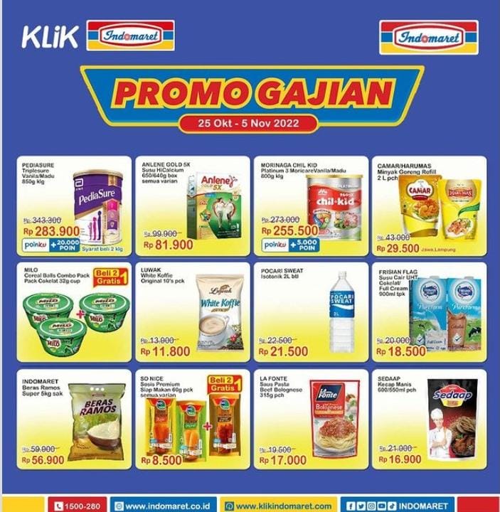 Promo Gajian Indomaret 25 Oktober Sampai 5 November 2022