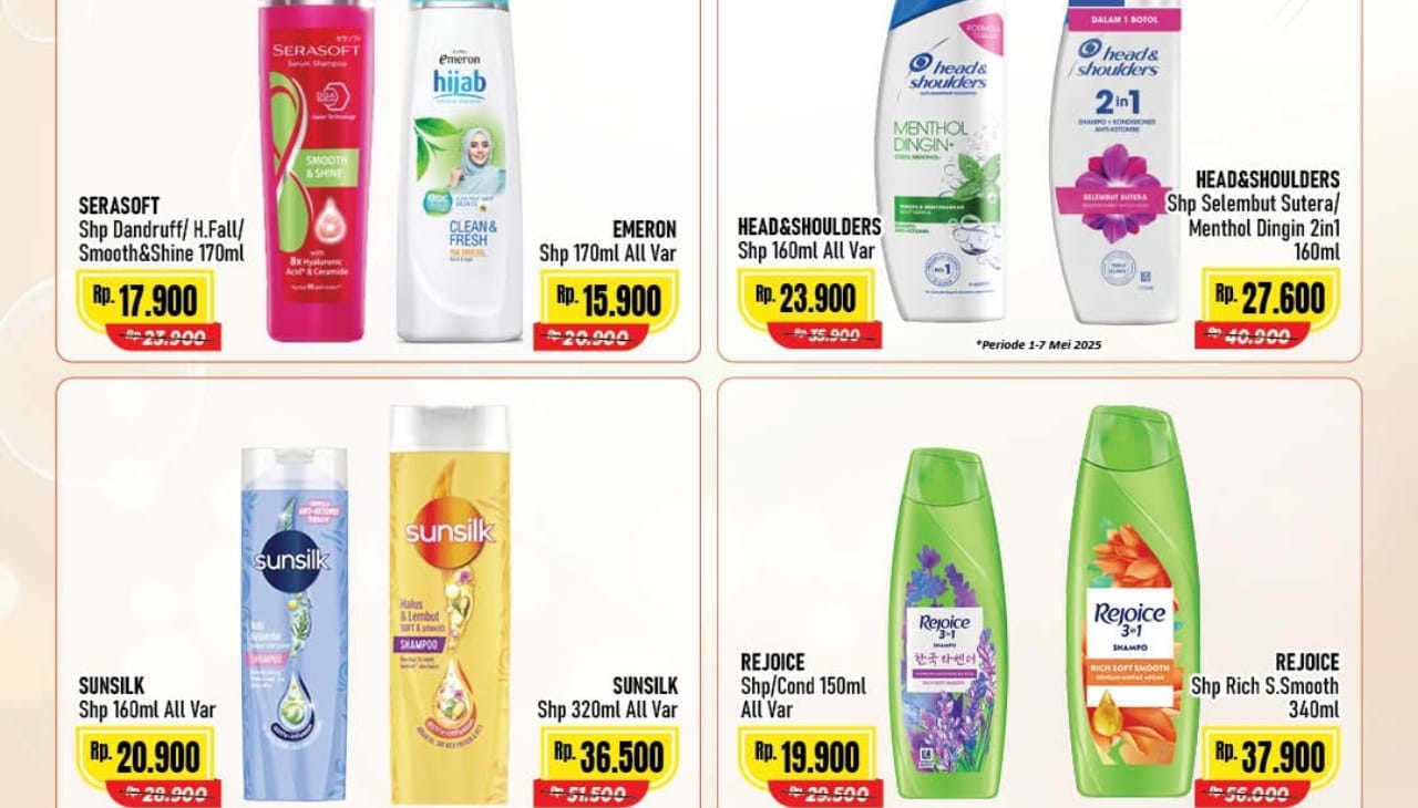 Hair Care Fair Alfamart, Ada Diskon Hingga 35 Persen Untuk Produk Shampoo Hingga Vitamin Rambut