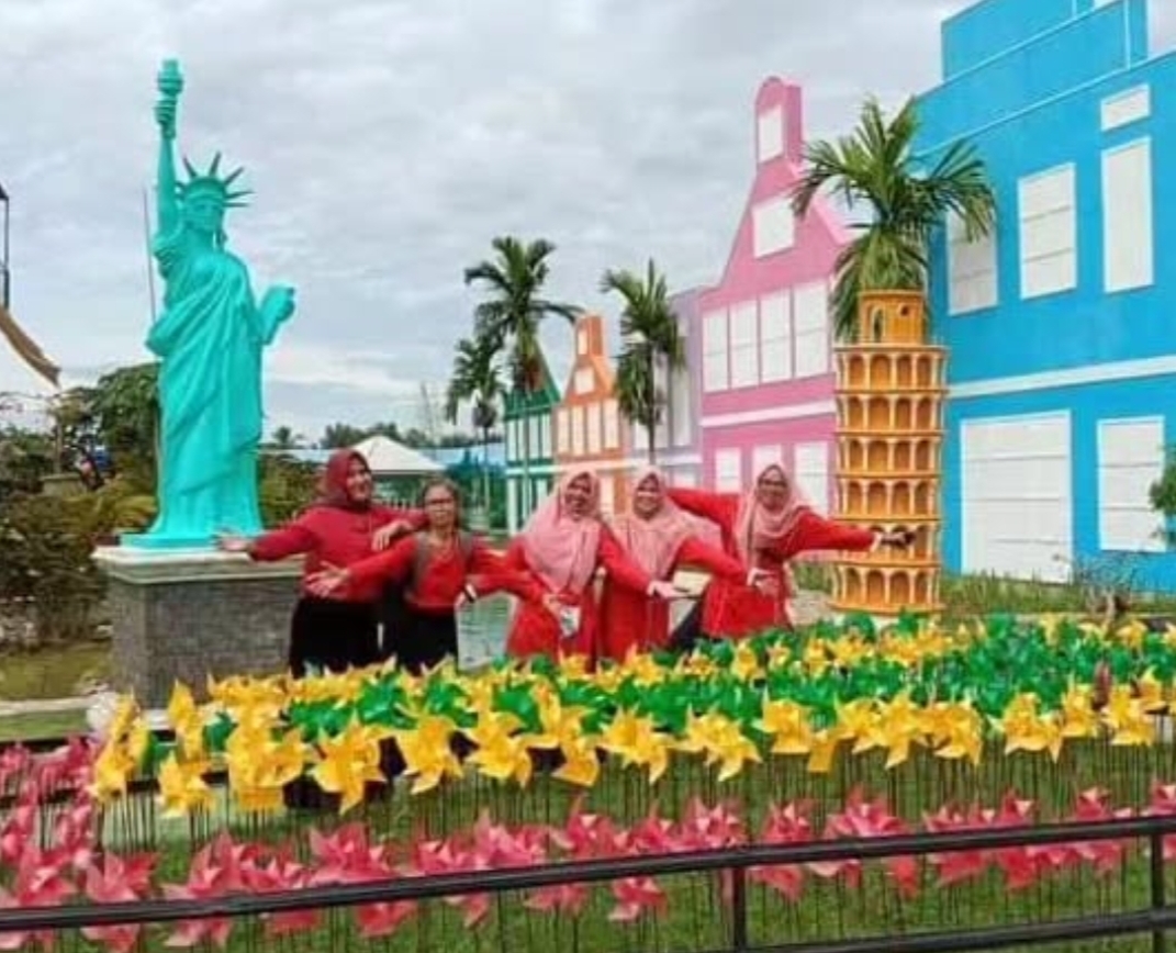 Hanya 2 Jam Dari Bandar Lampung, Taman Palem Indah Metro, Ada Wahana Air hingga Wahana Permainan Lainnya