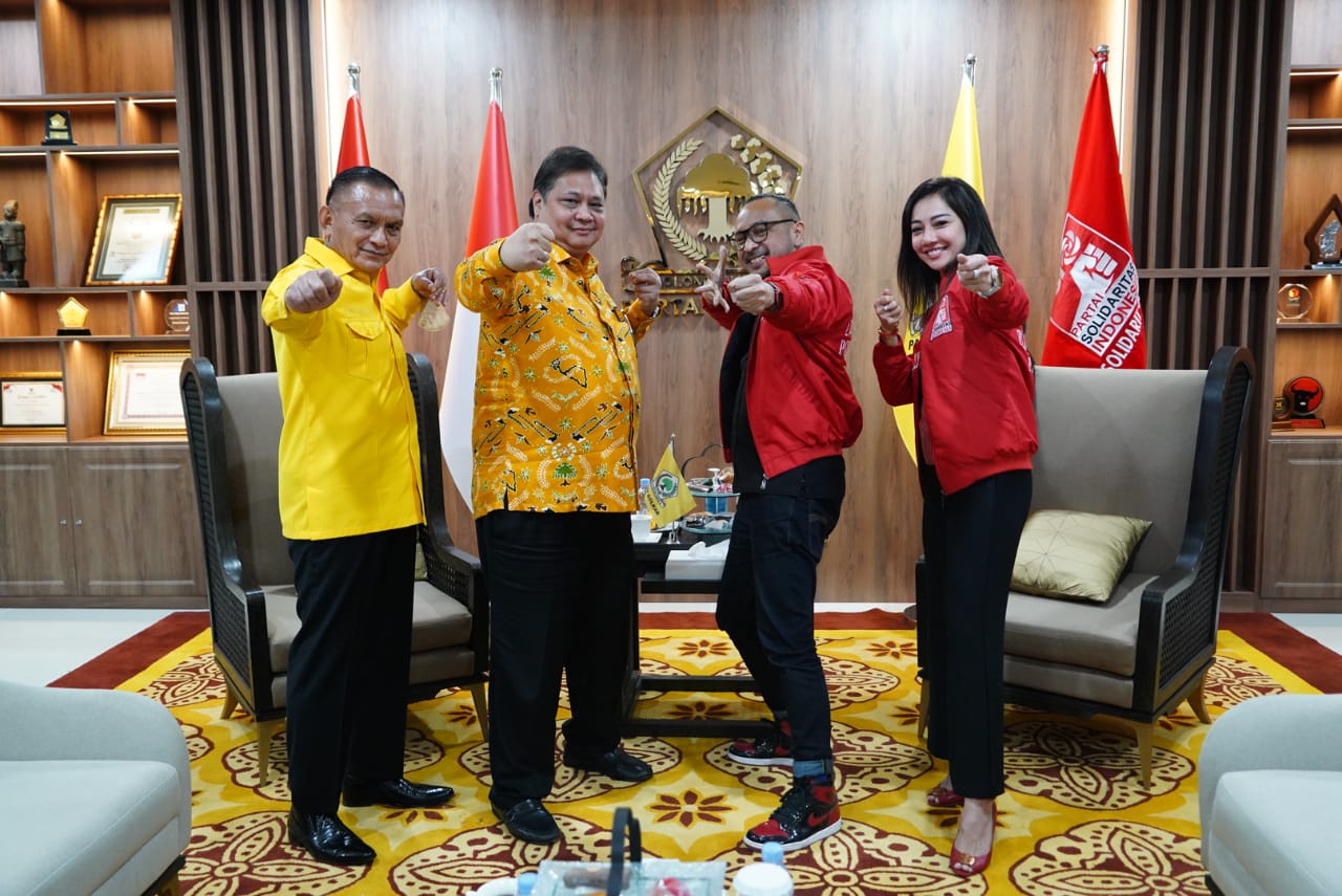 Airlangga Sebut Golkar dan PSI Sedang PDKT