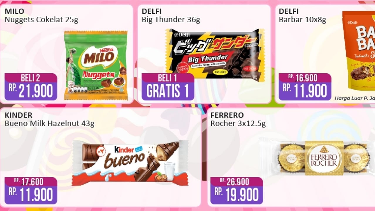 Promo Cokelat Murah di Alfamart Hari Ini, Cek Produk Termurah
