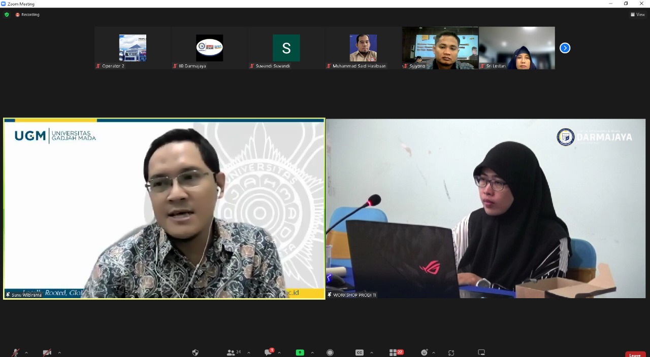 Prodi Teknik Informatika IIB Darmajaya Gelar Workshop Pembuatan Media Ajar