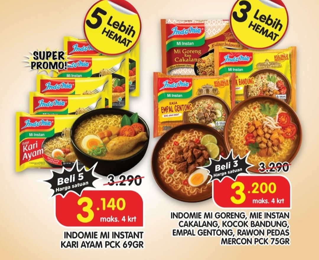 Penggemar Mie Wajib Kejar Promo JSM Superindo: Belanja Hemat Mie Mulai Harga Rp 3000