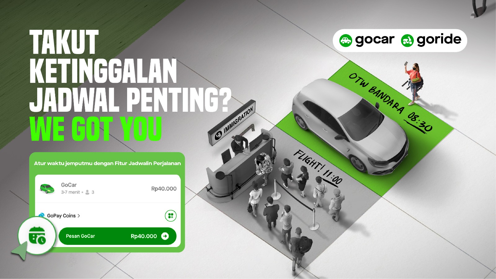 Perjalananmu Jadi Makin Praktis dengan Fitur Gojek Jadwalin Perjalananmu