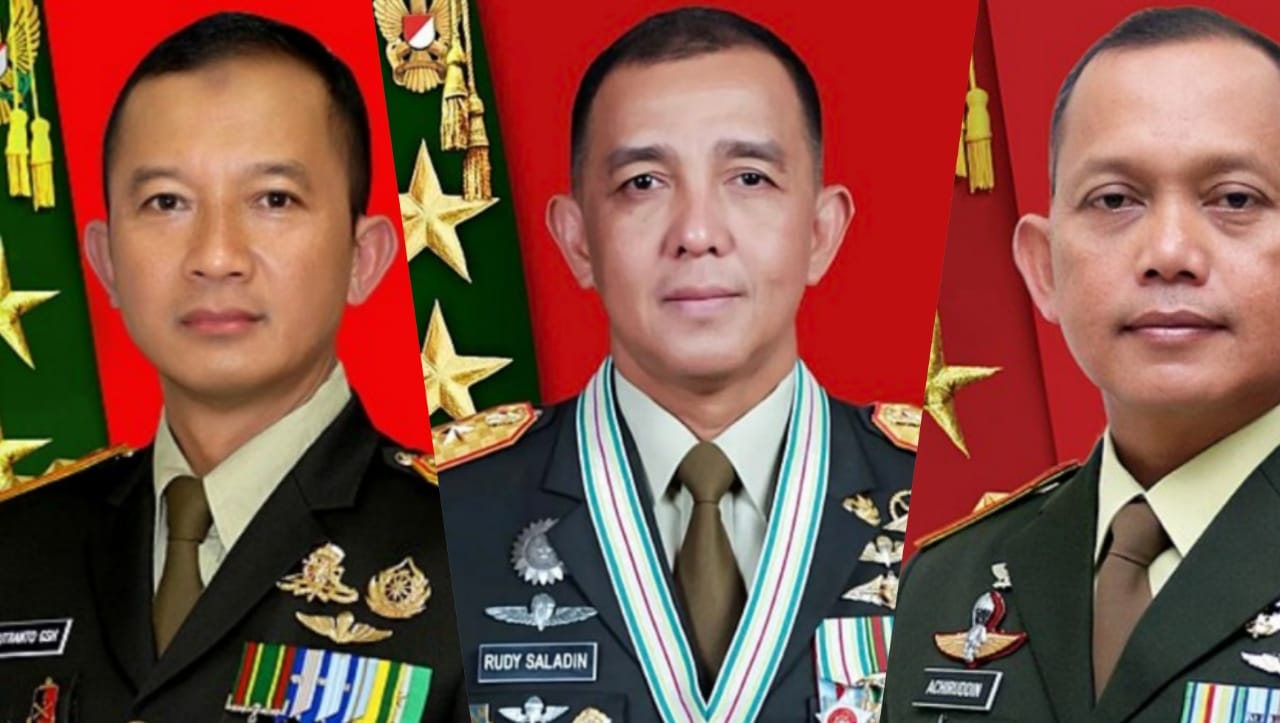 Sosok 3 Pangdam Termuda di Indonesia, Cek Profilnya