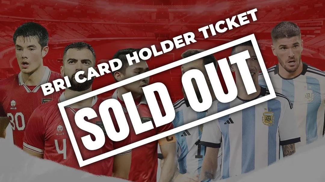 Tiket Indonesia vs Argentina Resmi Dijual, Hari Pertama Sold Out 15 Menit!