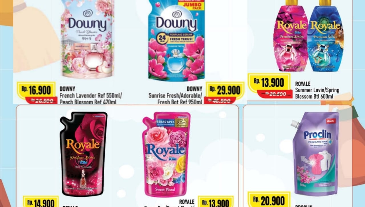 Promo Pewangi Favorit di Alfamart, Bikin Pakaian Makin Wangi Dengan Budget Tetap Hemat! Cek Katalognya