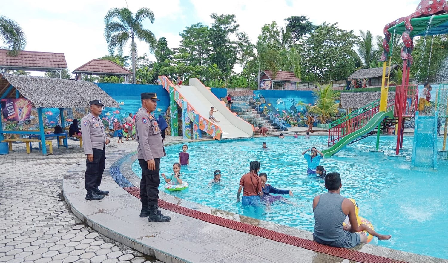 Libur Lebaran 2024, Polisi Jaga Ketat Dua Objek Wisata di Tulang Bawang Lampung