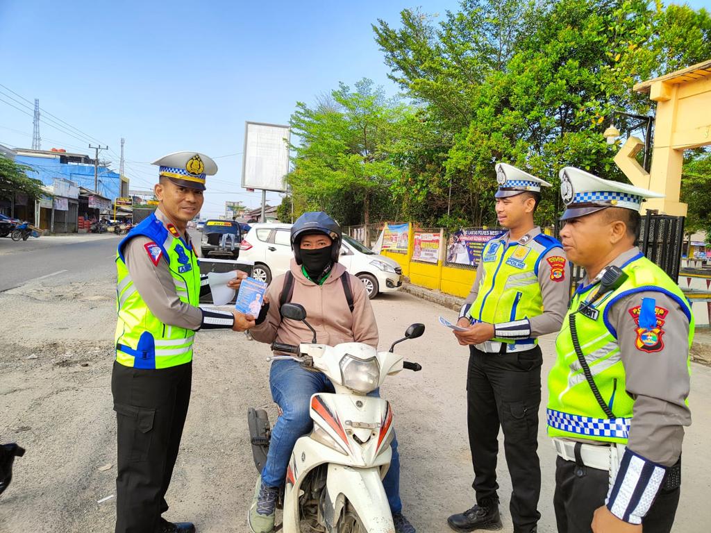 Melanggar Lalu Lintas, Ribuan Kendaraan di Mesuji Diberi Teguran, Lainnya Ditilang