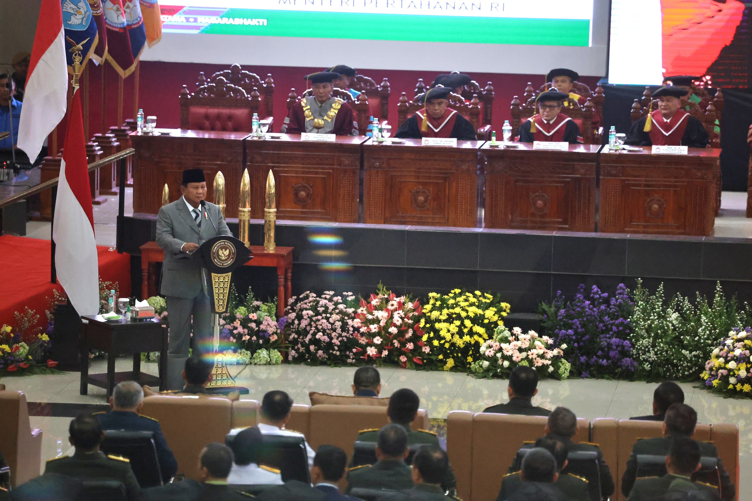Unhan Wisuda 573 Mahasiswa, Ini Perintah Menhan Prabowo Subianto