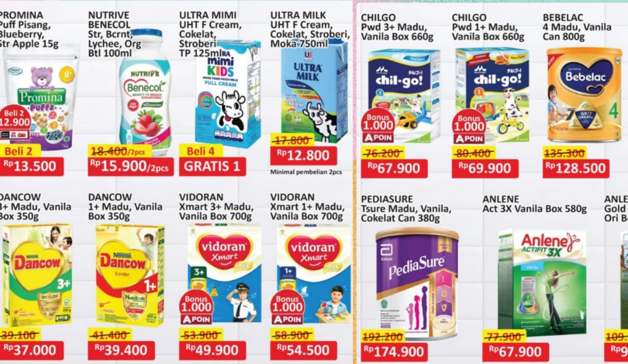 Belanja Murah Produk Susu Anak di Alfamart, Penuhi Kebutuhan si Kecil Dengan Harga Hemat