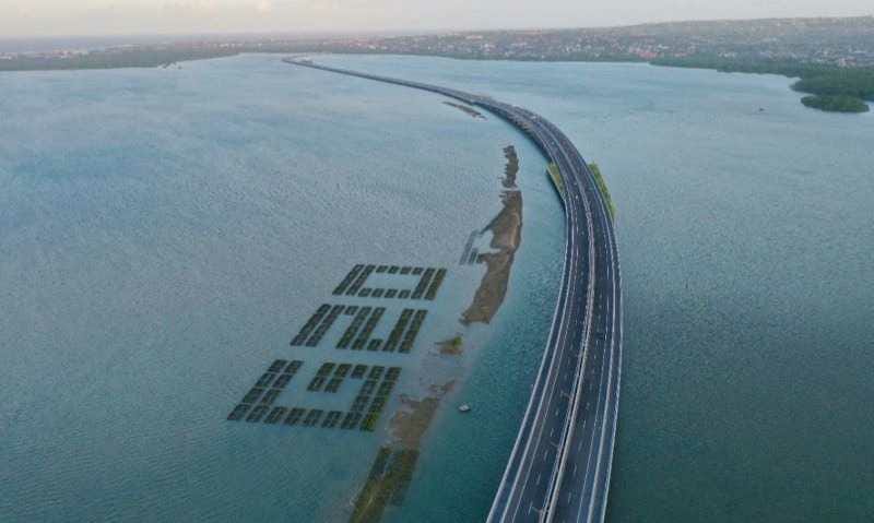 Sambut Delegasi G20, Jalan Tol di Atas Laut Bali Telah Rampung