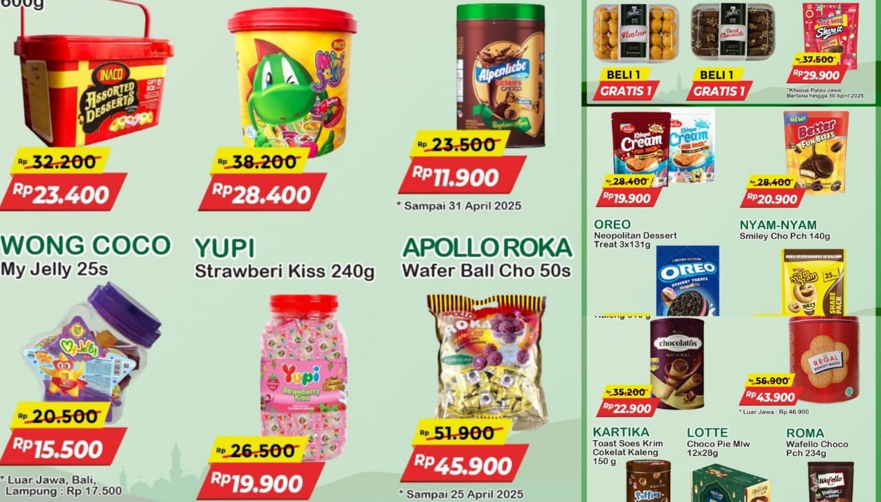 Masih Ada Promo Lebaran Hemat di Alfamart, Dapatkan Kue Kering dan Camilan Dengan Harga Murah